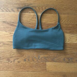 LULULEMON army green sports bra